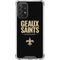 NFL New Orleans Saints Team Motto Galaxy A72 5G Clear Case